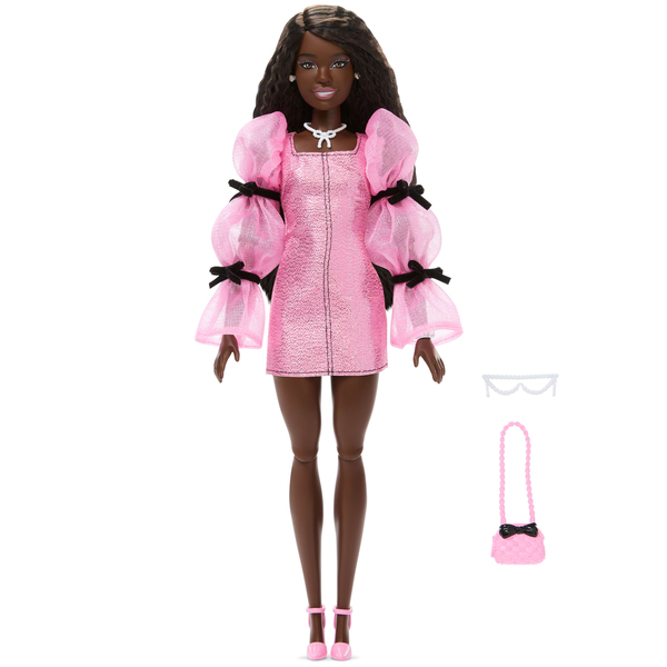 Poupée Barbie Deluxe Style avec robe à noeuds
