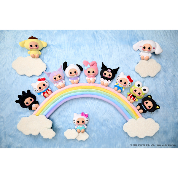 Peluche Hyojo sére Hello Kitty and friends (modèle aléatoire)