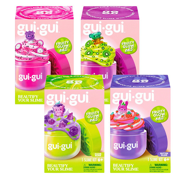 Slime Gui Gui - Fruity Glow édition - Embellis ton Slime (modèle aléatoire)