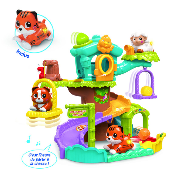 Tut Tut Animo Bisous - Arbre cabane toboggan - Tamarin le tigre malin