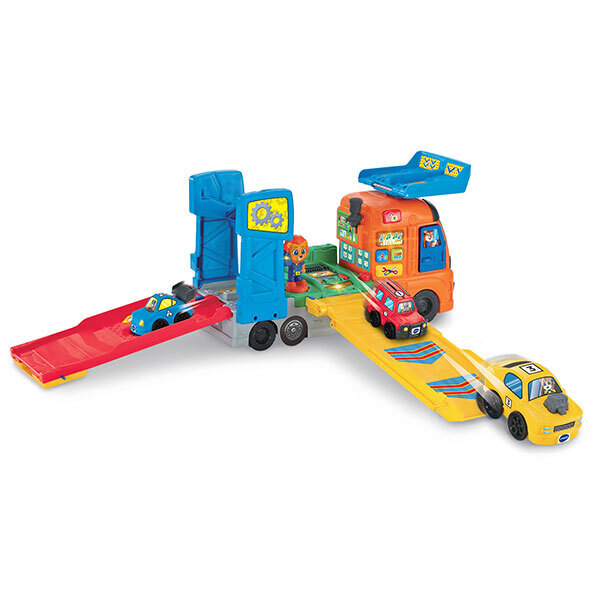 Tut Tut Bolides - Maxi camion transporteur mécano animo