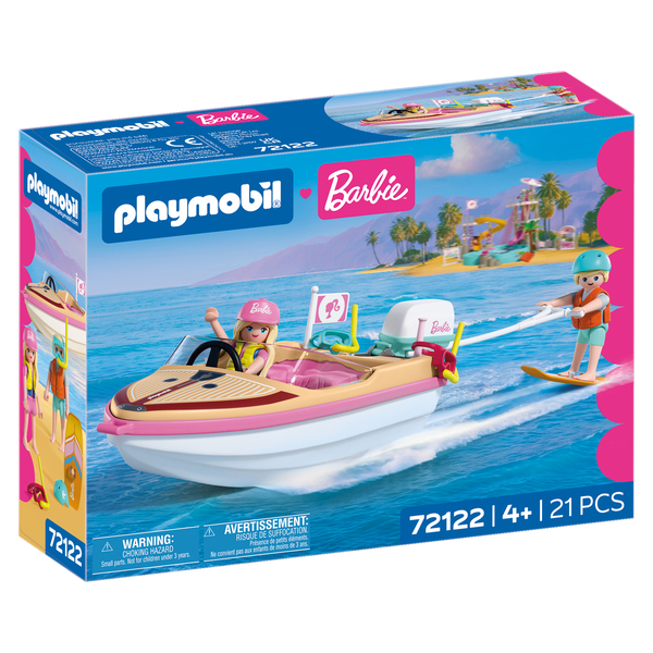 72122 - Playmobil Barbie - Bateau et wakeboard