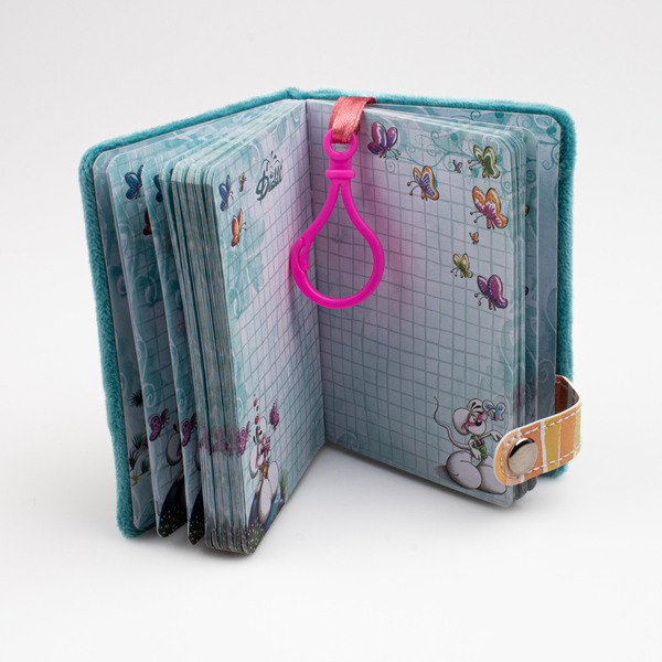 Cahier A7 peluche porte-clé Diddl