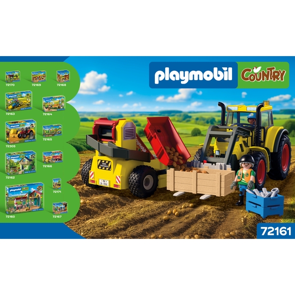 72161 - Playmobil Country - Tracteur avec récolteur de pommes de terre