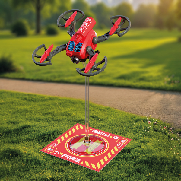 72197 - Playmobil City Action - Drone de pompiers avec flèches d