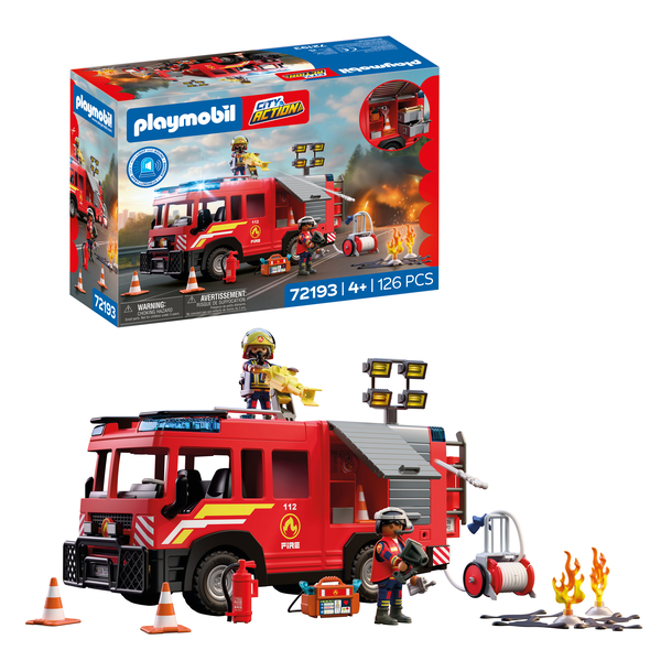 72193 - Playmobil Les pompiers - Camion VSAV de pompiers