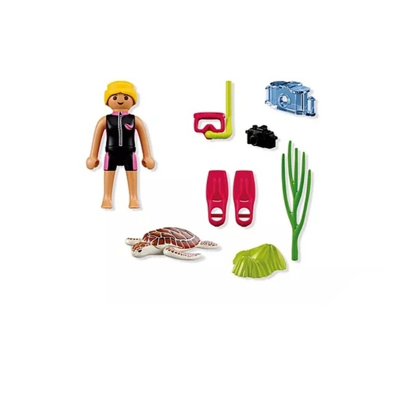 72151 - Playmobil Spécial plus - Plongeuse, appareil & tortue