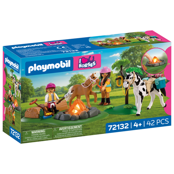 72132 - Playmobil I Love Horses - Balade à cheval et feu de camp