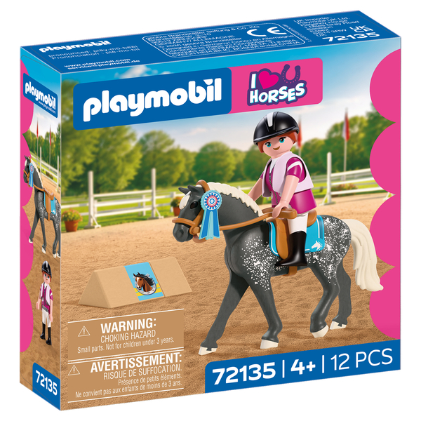72135 - Playmobil I Love Horses - Cheval de concours de saut d'obstacle