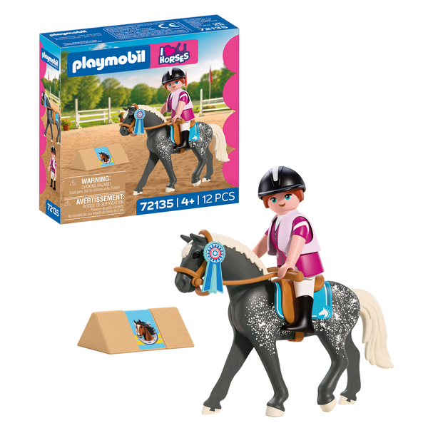 72135 - Playmobil I Love Horses - Cheval de concours de saut d