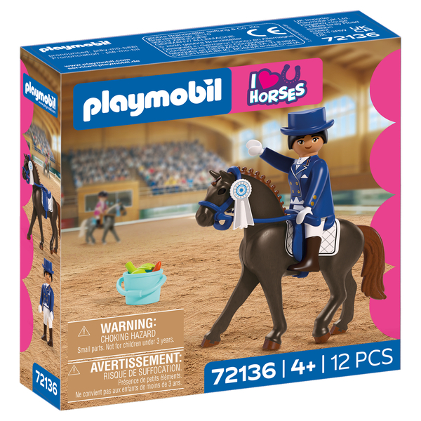 72136 - Playmobil I Love Horses - Cheval de concours de dressage