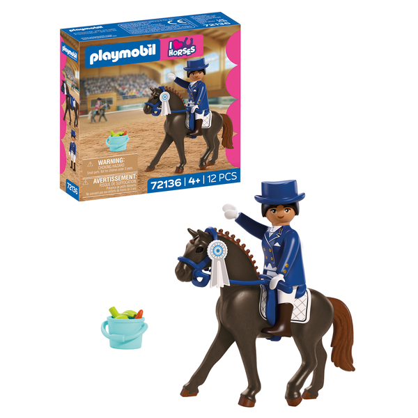72136 - Playmobil I Love Horses - Cheval de concours de dressage