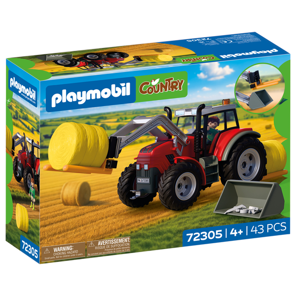 72305 - Playmobil Country - Tracteur fourche à paille
