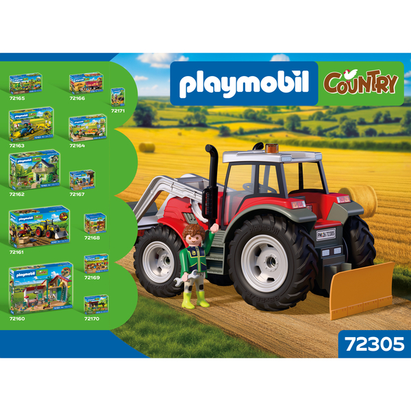 72305 - Playmobil Country - Tracteur fourche à paille