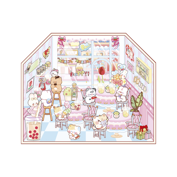 Cosy stickers food lover