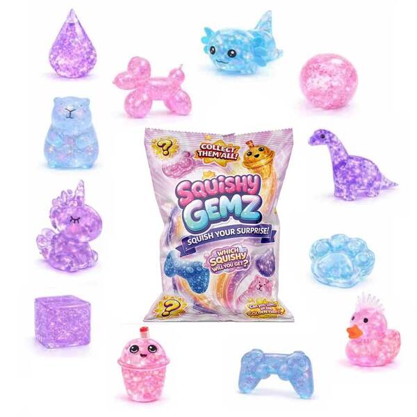 Squishy Gemz mystère - Jouet sensoriel (modèle aléatoire)
