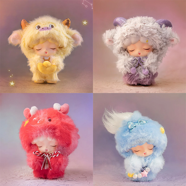 Peluche porte clé suprise YUMO série Zodiaque