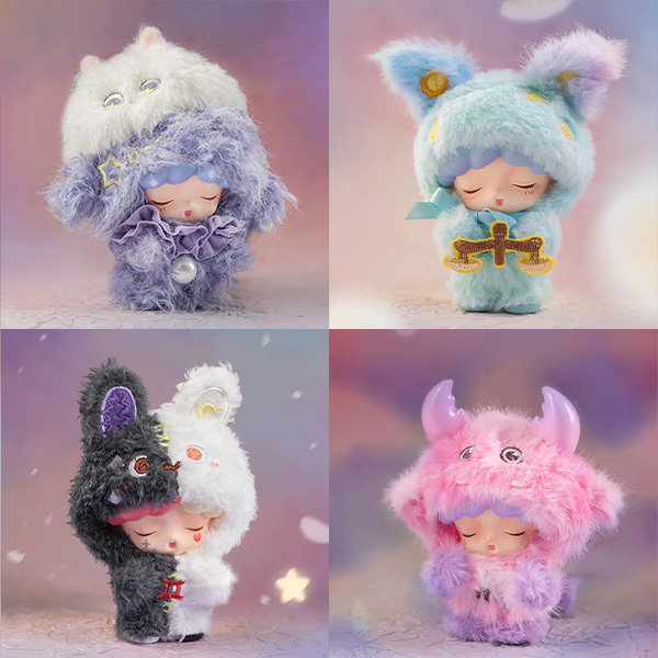 Peluche porte clé suprise YUMO série Zodiaque