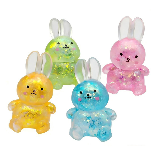 Squishy anti-stress Lapin 7,5cm (modèle aléatoire)
