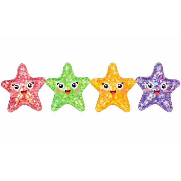 Squishy anti-stress Étoile de mer 10cm (modèle aléatoire)