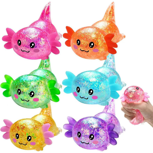 Squishy anti-stress Salamandre 9cm (modèle aléatoire)