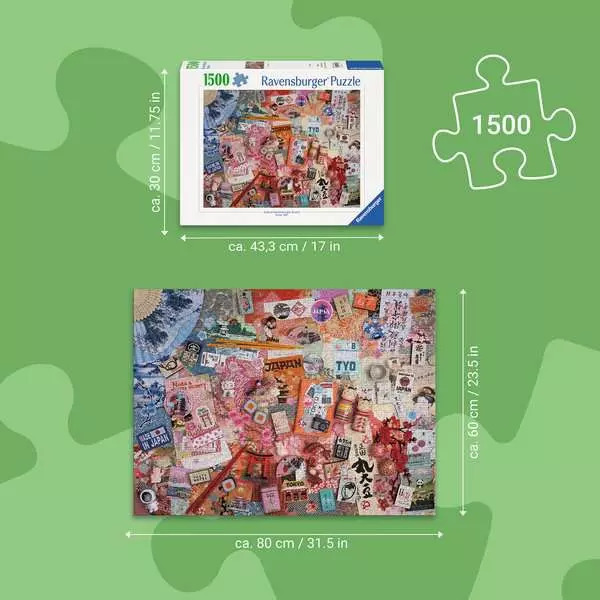 Puzzle 1500 pièces - Voyage à Tokyo