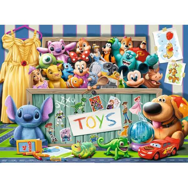 Puzzle 100 XXL pièces - Pixar - Le coffre à jouets magique