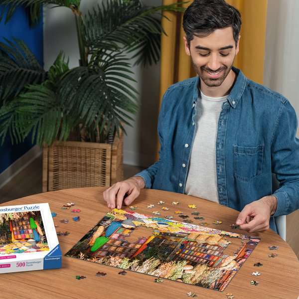 Puzzle 500 pièces - Marché aux épices, Maroc