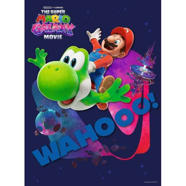Puzzle 150 XXL pièces - Super Mario Galaxy Movie - Le pouvoir de Super Mario