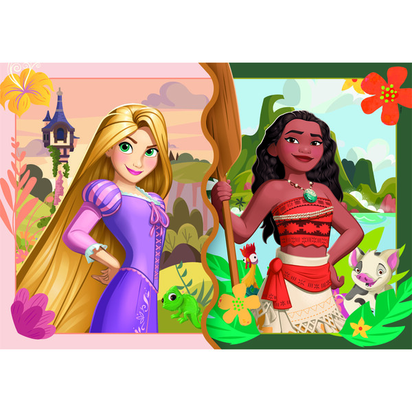 Puzzle 2x20 pièces - Disney Princess