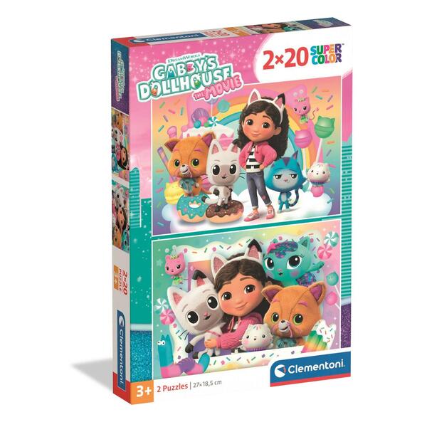 Puzzle 2x20 pièces - Gabby's Dollhouse