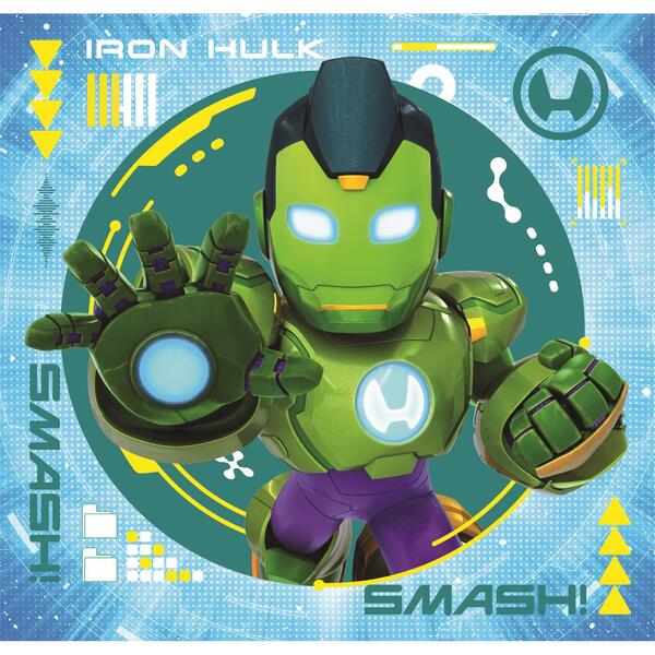 Puzzle 3x48 pièces - Square Iron-Man and his Awesome