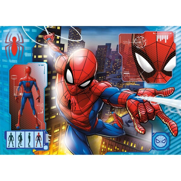 Puzzle 2x60 pièces - Spider-Man