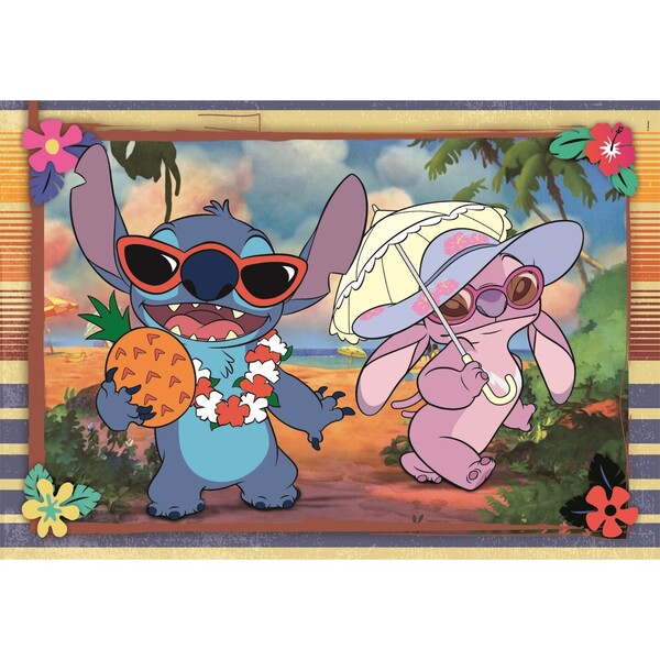 Puzzle 2x60 pièces - Stitch