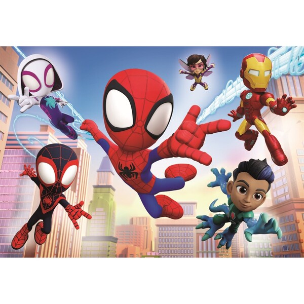 Puzzle 2x60 pièces - Spidey et ses amis extraordinaires