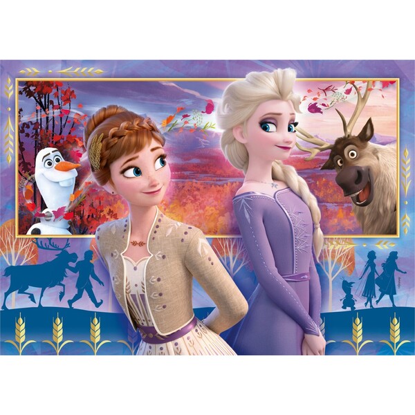 Puzzle 2x60 pièces - La Reine des Neiges