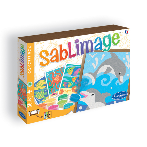 Sablimage poisson et dauphin