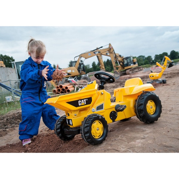 Tracteur à pédales RollyKid Dumper CAT