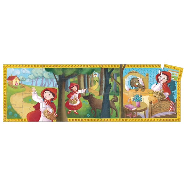 Puzzle silhouette Petit Chaperon Rouge 36 pièces