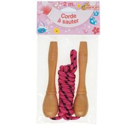 Corde à sauter 2 m bois luxe