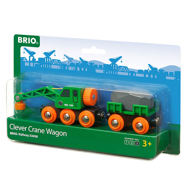 Brio 33698-wagon grue ingénieux