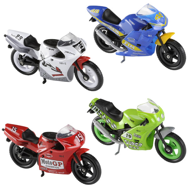 JOUET ANCIEN MINIALUXE Motard Jaune Pour Moto De Courses Minialuxe EUR