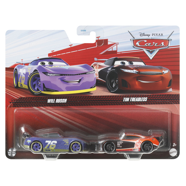 Coffret de 2 véhicules 1:55 - Will Rusch & Tim Treadless - Disney Cars