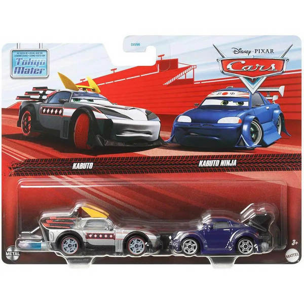 Coffret de 2 véhicules 1:55 - Kabuto et Kabuto Ninja - Disney Cars