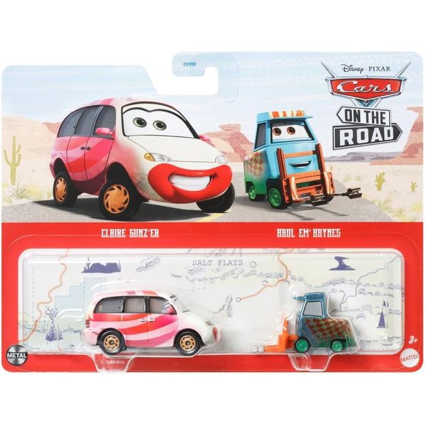 Coffret de 2 véhicules 1:55 - Claire Gunzer et Haul eM Haynes - Disney Cars