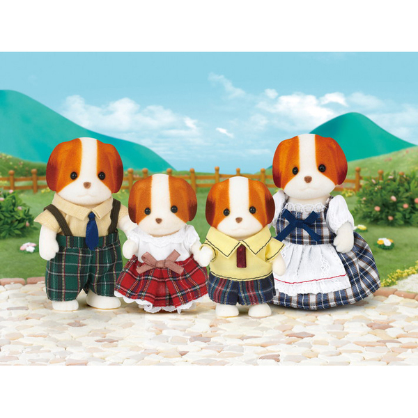 Sylvanian Families - 5000 - La famille chien chiffon