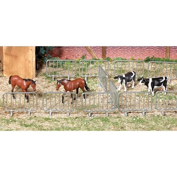 Set de 10 barrières métalliques