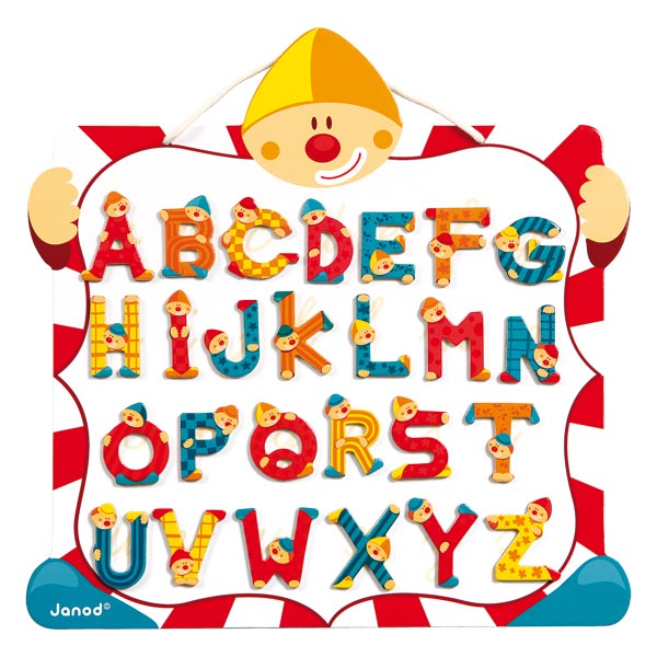 Tableau ABC Clown Magnet