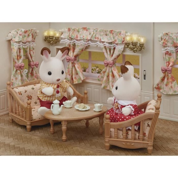 Sylvanian Families - 5447 - Décorations intérieures lampe et rideaux