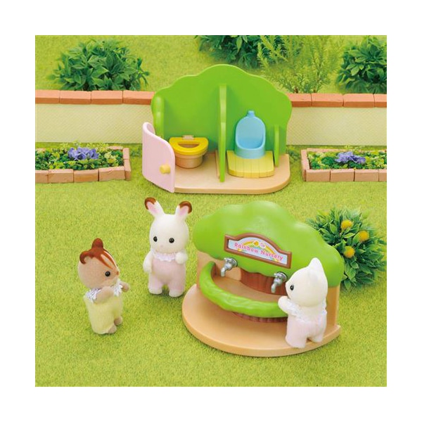 Sylvanian Families - 4720 - Les toilettes et lavabo de la crèche